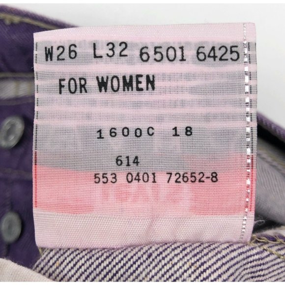 Levi's Purple Straight Leg Jeans - Picture 8 of 10